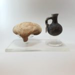 Iron age Oil Lamp and Oil Filler Set
