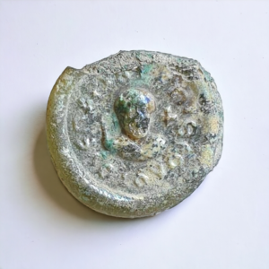 Byzantine Glass Coin Weight (1)