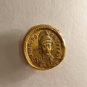 Roman Gold Solidus, Theodosius II, Eastern Roman Empire