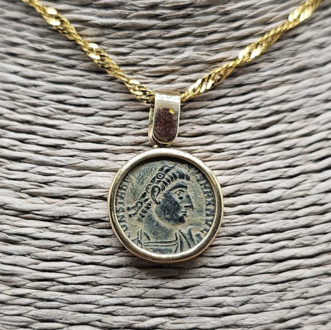 Roman Coin Pendant "Constantine I"